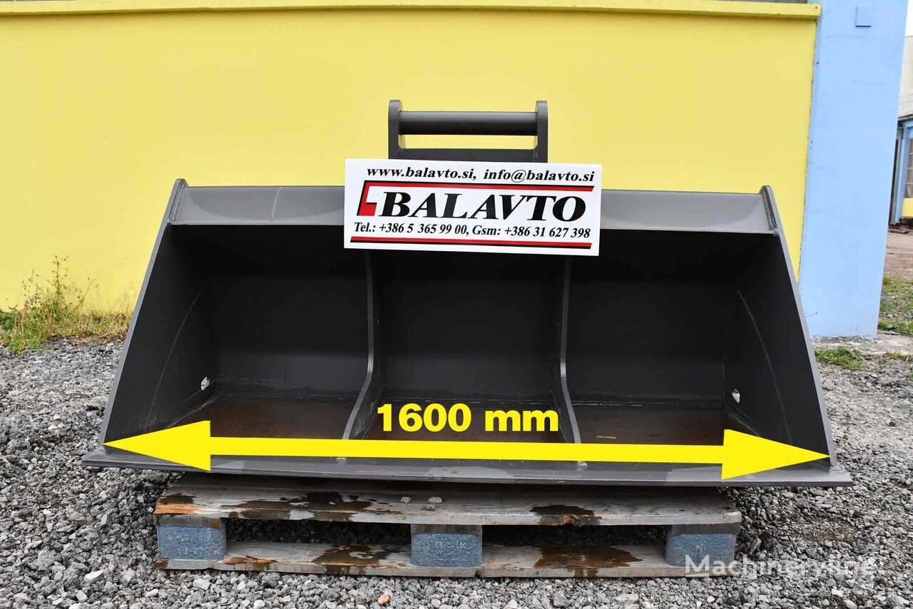 Balavto Excavator ditch cleaning / slope bucket S61600 mm cuchara de miniexcavadora nueva