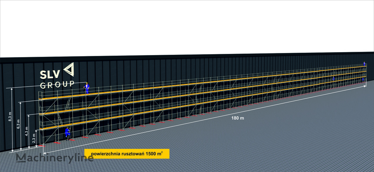 SLV Group 1500m2 Slv-70 producer Slv-Group Poland  állvány,skalosiá, pasto andamio nuevo