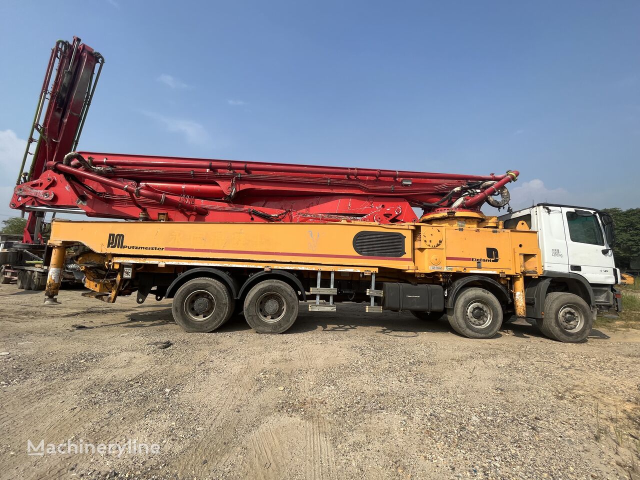 Putzmeister 42 Meters concrete pump truck bomba de hormigón