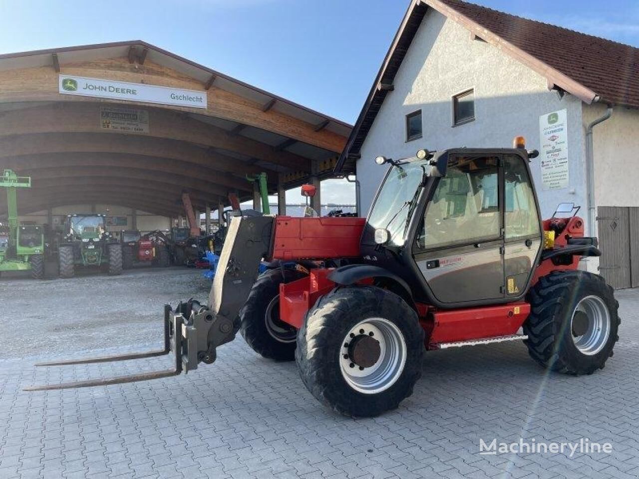 Manitou cargadora de ruedas telescópica