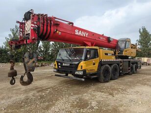 Sany Benz chassis 80 ton truck crane stock truck grúa móvil