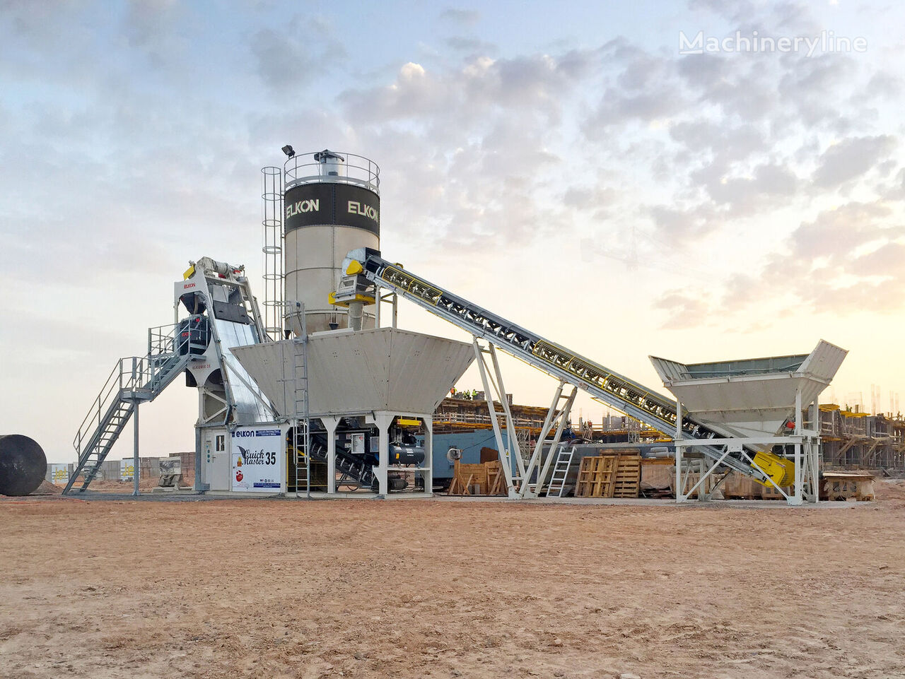 Elkon ELKOMIX-35 QUICK MASTER Compact Concrete Batching Plant planta de hormigón nueva