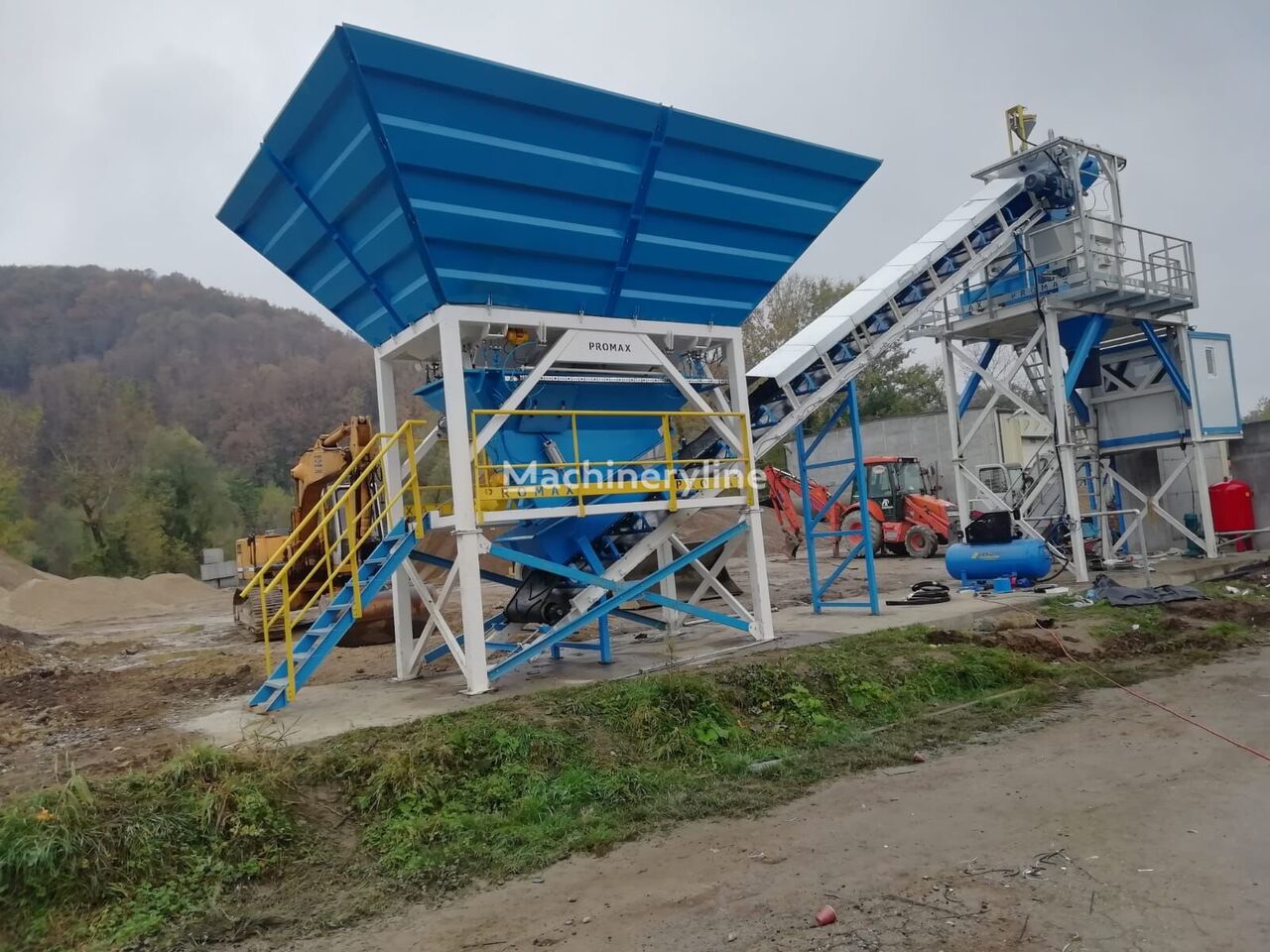 Promax Compact Concrete Batching Plant C60-SNG PLUS (60m³/h) planta de hormigón nueva