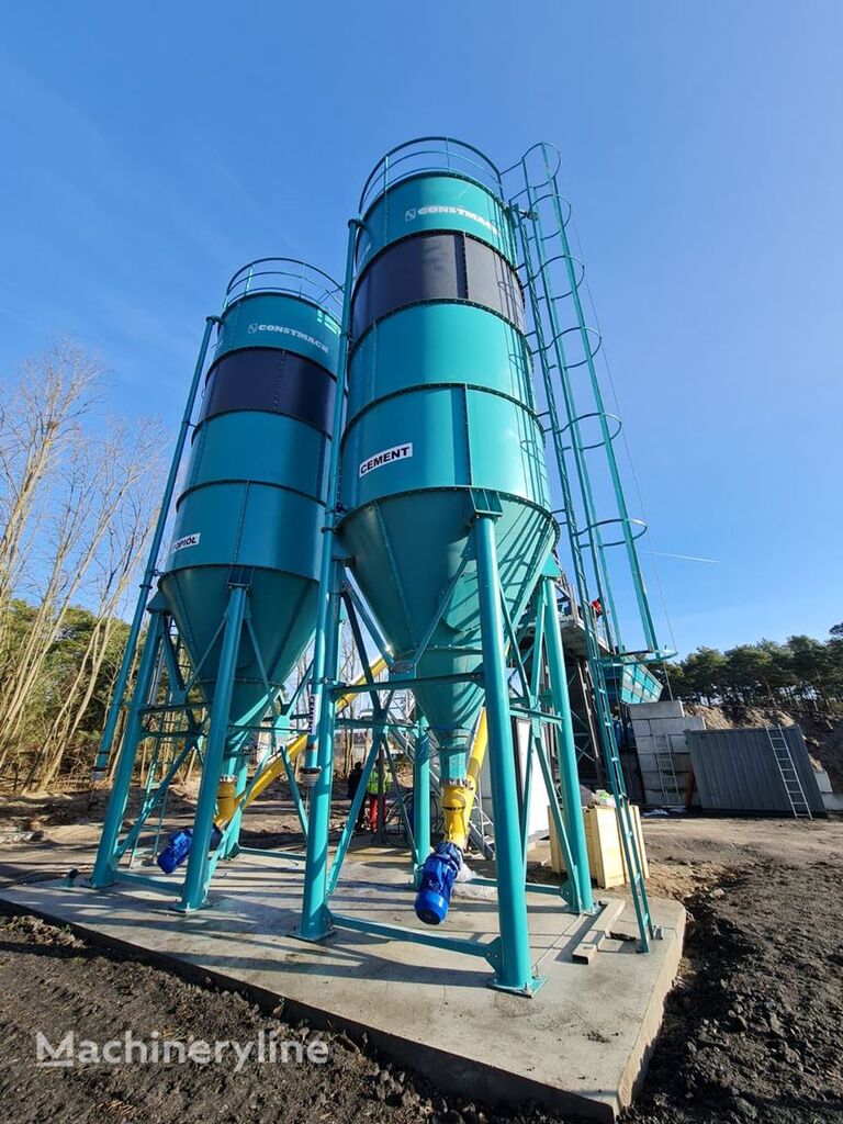 Constmach 75 Tons Cement Silo In Accordance With European Standards  silo de cemento nuevo